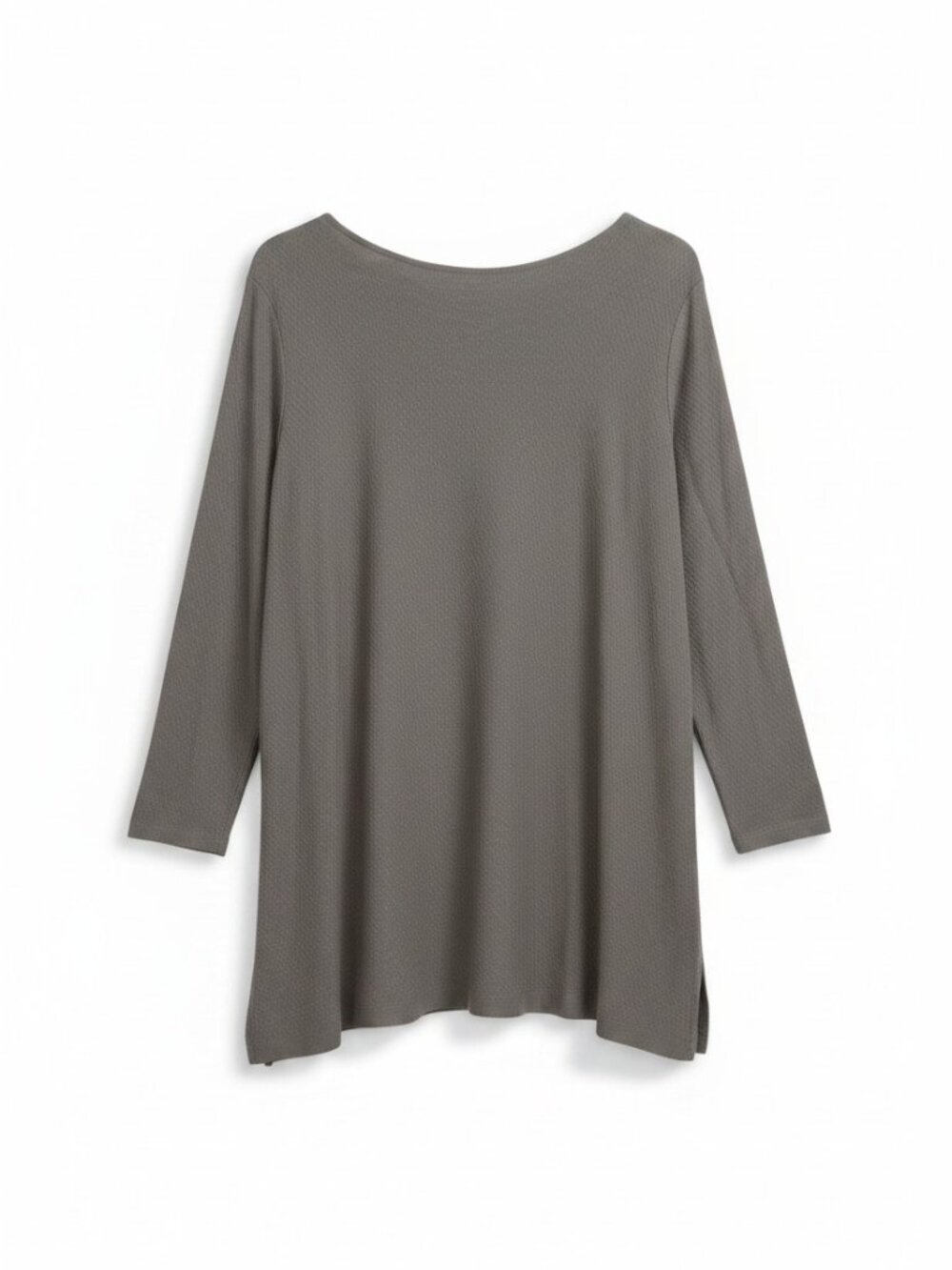 J. Jill Taupe Textured Dolman Sleeve Tunic Sweater Top Size 3X‎
